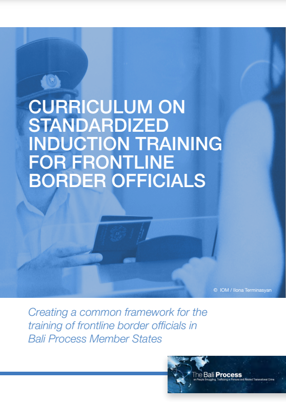 Curriculum on Standardized Induction Training for Frontline Border Officials-Resources Image
